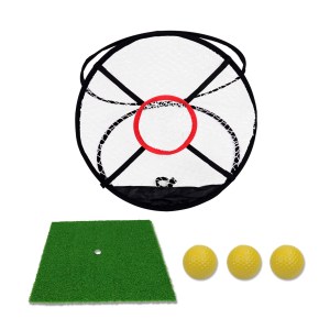 Pro Golf Chipping Net & Hitting Mat Set