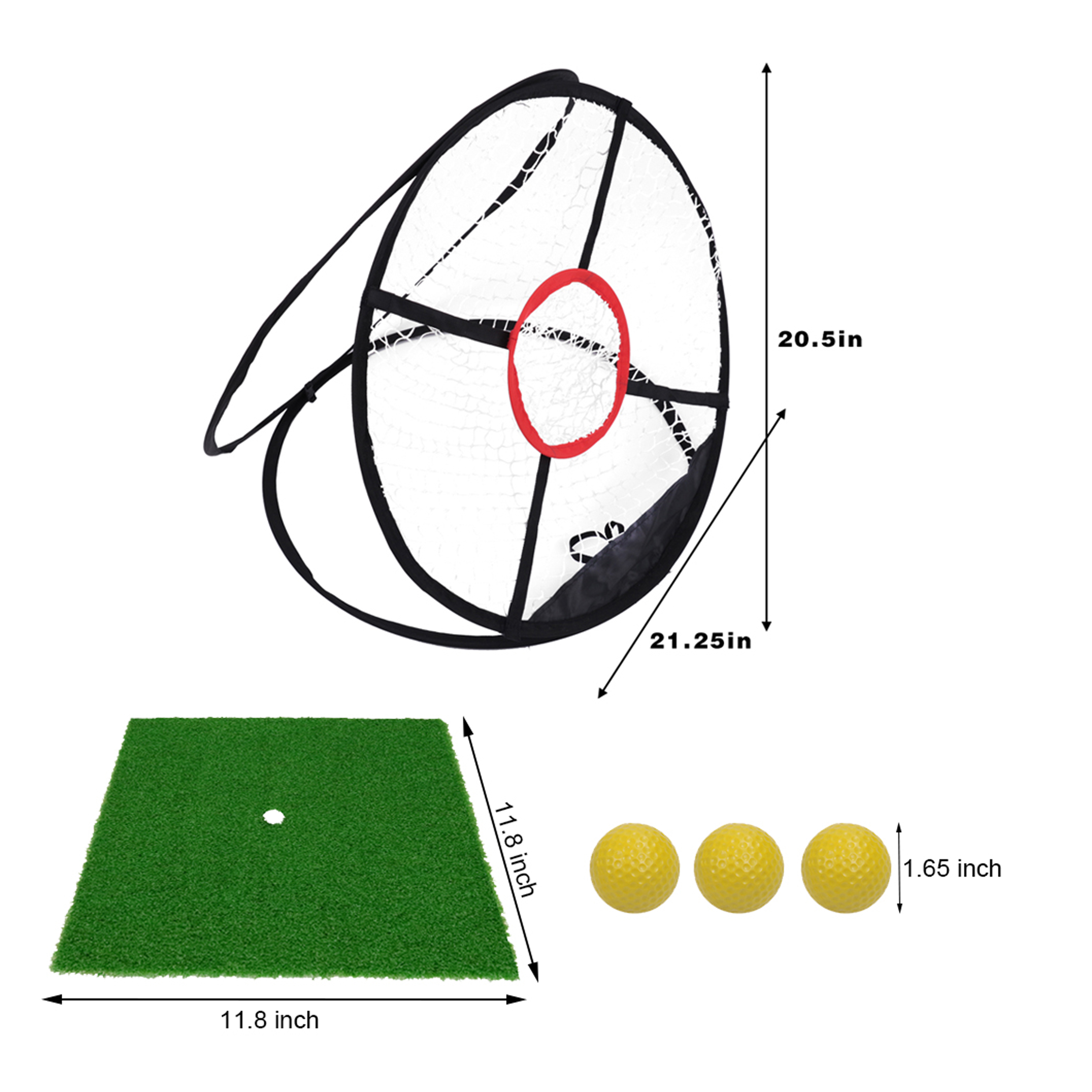 Pro Golf Chipping Net & Hitting Mat Set - Image 2